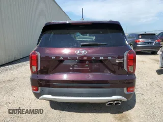 2020 Hyundai Palisade SEL z VIN KM8R34HE6LU073176, wystawiony jako Copart lot #55342774 z przebiegiem 59 338 mil mil oraz Szkoda całkowita • Salvage title. Historia ofert i sprzedaży dostępna na DreamBid. Obrazek 6.