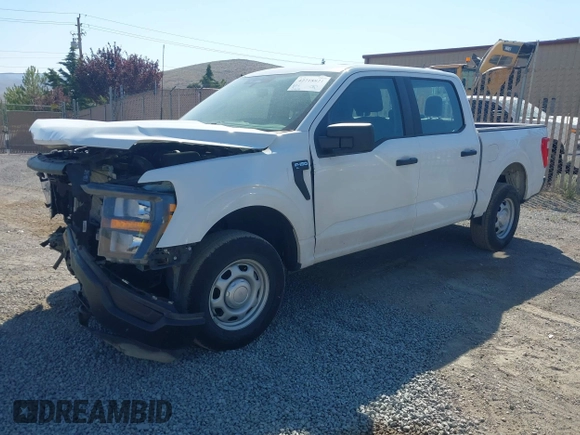 2023 Ford F-150 XL with VIN 1FTEW1EB5PKD32258, listed as a IAAI auction lot 42718821 with 44,110 mi miles and . Bid and sale history available at DreamBid. Image 19.