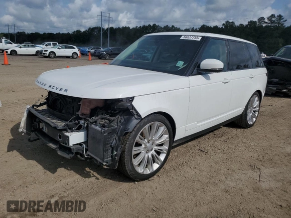 2019 Land Rover Range Rover HSE с VIN SALGS2SV1KA527757, выставлен на аукционе Copart как лот 56837755 с пробегом 59 182 миль миль и Списание • Salvage title. История ставок и продаж доступна на DreamBid. Изображение 1.