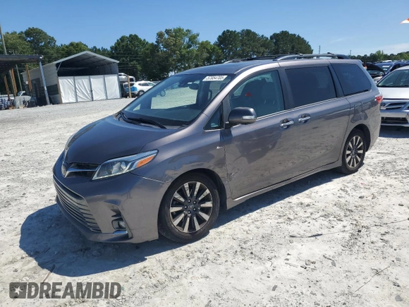 2020 Toyota Sienna XLE z VIN 5TDDZ3DC3LS236382, wystawiony jako Copart lot #57954705 z przebiegiem 69 761 mil mil oraz Szkoda całkowita • Salvage title. Historia ofert i sprzedaży dostępna na DreamBid. Obrazek 1.