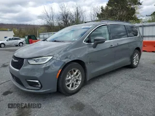 2022 Chrysler Pacifica Touring L with VIN 2C4RC1BG7NR154314, listed as a Copart auction lot 53502335 with 77,511 mi miles and Salvage Title. Bid and sale history available at DreamBid. Image 1.