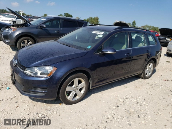 2015 Volkswagen Golf SportWagen TDI SE with VIN 3VWCA7AU5FM516698, listed as a Copart auction lot 66926603 with 55,073 mi miles. Bid and sale history available at carsss.com. Image 1.