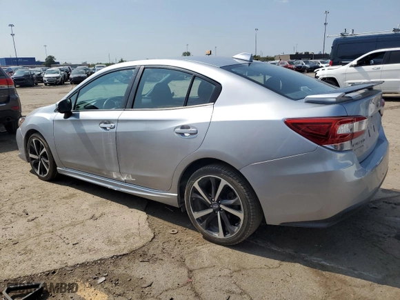 2021 Subaru Impreza Sport with VIN 4S3GKAM64M3605804, listed as a Copart auction lot 69023654 with 49,656 mi miles and Clean Title. Bid and sale history available at carsss.com. Image 2.