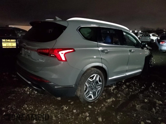 2023 Hyundai Santa Fe Limited with VIN 5NMS5DA19PH023568, listed as a Copart auction lot 84937004 with 45,693 mi miles and Salvage Title. Bid and sale history available at DreamBid. Image 3.