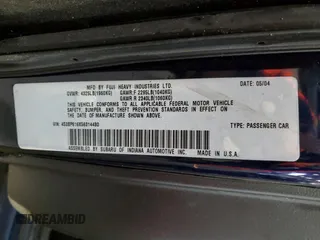 2005 Subaru Legacy Special z VIN 4S3BP616X56314480, wystawiony jako Copart lot #58623135 z przebiegiem 179 393 mil mil oraz Czysty tytuł • Clean title. Historia ofert i sprzedaży dostępna na DreamBid. Obrazek 12.