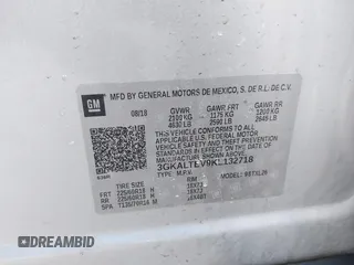 2019 GMC Terrain SLE with VIN 3GKALTEV9KL132718, listed as a IAAI auction lot 41790338 with 86,739 mi miles. Bid and sale history available at carsss.com. Image 9.
