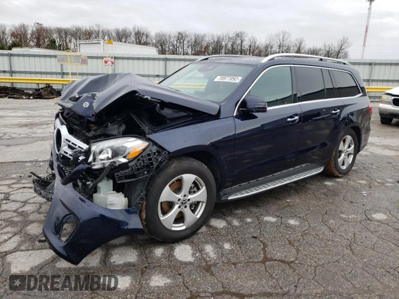 2019 Mercedes-Benz GLS with VIN 4JGDF6EE9KB225608, listed as a Copart auction lot 70977092 with 0 mi miles. Bid and sale history available at carsss.com. Image 1.