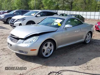 2004 Lexus SC with VIN JTHFN48YX40059526, listed as a IAAI auction lot 41973307 with 123,466 mi miles. Bid and sale history available at carsss.com. Image 17.
