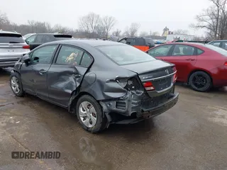 2013 Honda Civic LX z VIN 19XFB2F52DE018337, wystawiony jako IAAI lot #41186651 z przebiegiem 171 348 mil mil oraz . Historia ofert i sprzedaży dostępna na DreamBid. Obrazek 3.