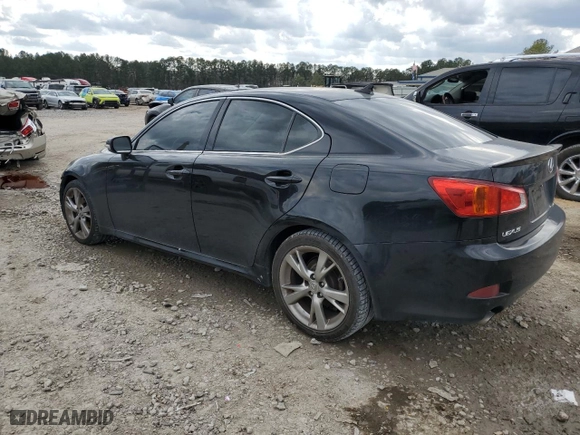 2009 Lexus IS 250 with VIN JTHBK262695105924, listed as a Copart auction lot 44342965 with 171,272 mi miles and Salvage Title. Bid and sale history available at carsss.com. Image 2.