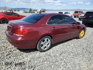 2006 Acura RL with VIN JH4KB16546C000035, listed as a Copart auction lot 57074865 with 206,692 mi miles and Salvage title. Bid and sale history available at DreamBid. Image 3.