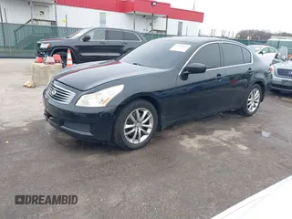 2009 Infiniti G37 x with VIN JNKCV61F99M359887, listed as a IAAI auction lot 41606853 with 123,404 mi miles. Bid and sale history available at carsss.com. Image 2.