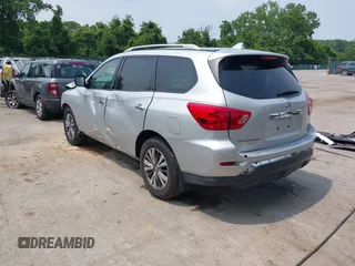 2019 Nissan Pathfinder S with VIN 5N1DR2MM8KC622567, listed as a IAAI auction lot 42404897 with 87,955 mi miles and . Bid and sale history available at DreamBid. Image 3.
