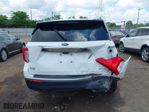 2023 Ford Explorer XLT with VIN 1FMSK8DH6PGC14487, listed as a IAAI auction lot 42381708 with 55,295 mi miles and . Bid and sale history available at DreamBid. Image 17.
