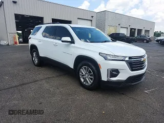 2023 Chevrolet Traverse LT Cloth with VIN 1GNEVGKW4PJ267770, listed as a IAAI auction lot 42741680 with 69,726 mi miles and . Bid and sale history available at DreamBid. Image 1.