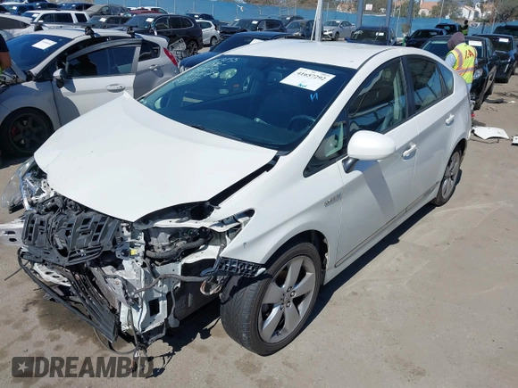 2010 Toyota Prius II with VIN JTDKN3DU1A5181302, listed as a IAAI auction lot 41657292 with 200,485 mi miles. Bid and sale history available at carsss.com. Image 18.