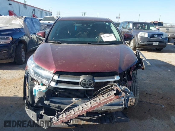 2018 Toyota Highlander LE with VIN 5TDZARFH0JS036002, listed as a IAAI auction lot 42281311 with 106,714 mi miles and . Bid and sale history available at DreamBid. Image 13.