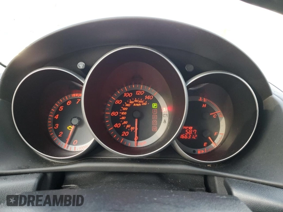2004 Mazda 3 s with VIN JM1BK323741190830, listed as a Copart auction lot 44629535 with 166,312 mi miles and Salvage Title. Bid and sale history available at DreamBid. Image 9.