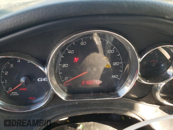 2006 Pontiac G6 with VIN 1G2ZF55B164191589, listed as a Copart auction lot 53996175 with 216,224 mi miles and Salvage title. Bid and sale history available at DreamBid. Image 9.