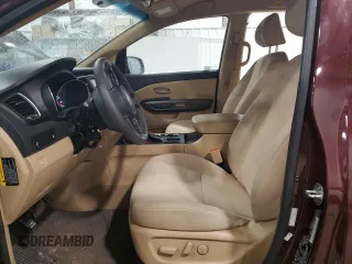 2019 Kia Sedona EX with VIN KNDMB5C17K6543326, listed as a Copart auction lot 81142284 with 76,410 mi miles and Salvage Title. Bid and sale history available at carsss.com. Image 7.