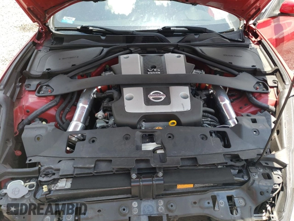 2010 Nissan 370Z Touring with VIN JN1AZ4EH4AM505004, listed as a Copart auction lot 57652374 with 86,689 mi miles and Salvage Title. Bid and sale history available at carsss.com. Image 11.