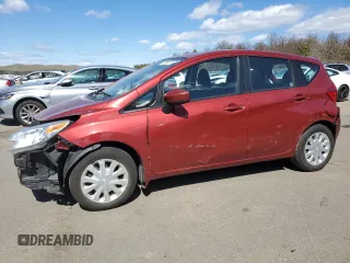 2016 Nissan Note S with VIN 3N1CE2CP9GL392494, listed as a Copart auction lot 46586705 with 53,346 mi miles and Non Repairable. Bid and sale history available at DreamBid. Image 1.