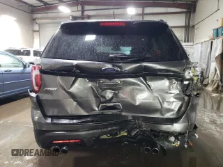 2018 Ford Explorer Sport with VIN 1FM5K8GT6JGA24211, listed as a Copart auction lot 52427215 with 71,788 mi miles and Salvage Title. Bid and sale history available at DreamBid. Image 6.