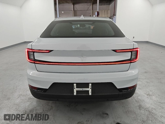 2023 Polestar 2 with VIN YSMED3KA3PL145838, listed as a Copart auction lot 80521434 with 28,384 mi miles and Salvage Title. Bid and sale history available at carsss.com. Image 6.