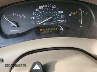 1999 Buick Century Custom with VIN 2G4WS52M9X1539258, listed as a Copart auction lot 74549704 with 109,542 mi miles and Salvage Title. Bid and sale history available at carsss.com. Image 9.