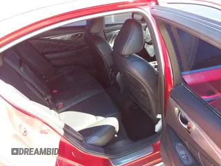 2019 Infiniti Q50 RED SPORT 400 with VIN JN1FV7AP8KM760885, listed as a IAAI auction lot 41794933 with 119,321 mi miles. Bid and sale history available at carsss.com. Image 8.