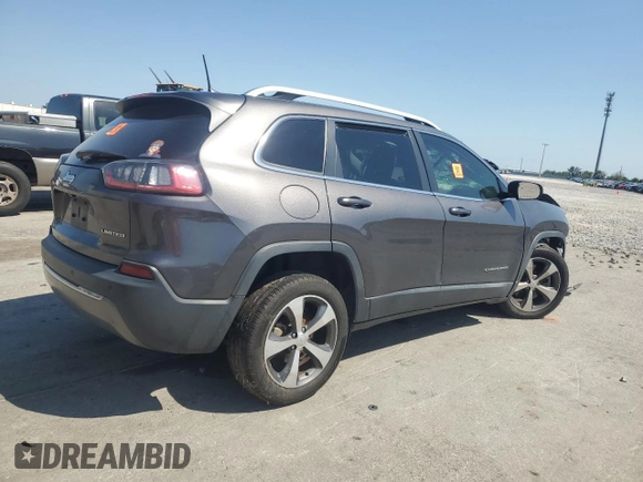 2020 Jeep Cherokee Limited z VIN 1C4PJLDB9LD557138, wystawiony jako Copart lot #57452705 z przebiegiem Nie podano mil oraz Nie do naprawy • Non repairable. Historia ofert i sprzedaży dostępna na DreamBid. Obrazek 3.