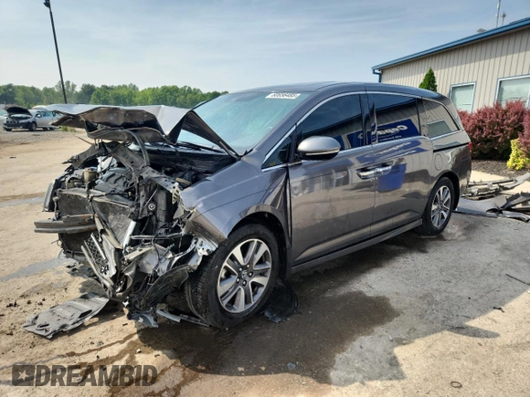 2015 Honda Odyssey Touring Elite with VIN 5FNRL5H98FB125532, listed as a Copart auction lot 60656485 with 184,421 mi miles and Non repairable. Bid and sale history available at DreamBid. Image 1.