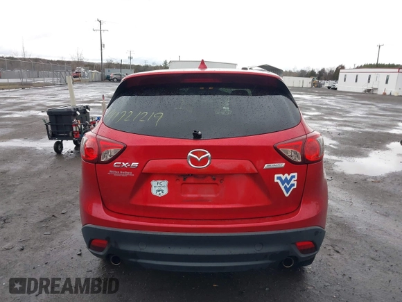 2014 Mazda CX-5 Touring with VIN JM3KE2CY2E0322211, listed as a IAAI auction lot 41721219 with 127,312 mi miles. Bid and sale history available at carsss.com. Image 16.