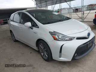 2017 Toyota Prius v Two with VIN JTDZN3EU0HJ071095, listed as a IAAI auction lot 41567524 with 46,892 mi miles. Bid and sale history available at carsss.com. Image 1.