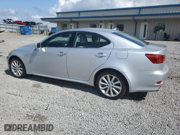 2010 Lexus IS 250 with VIN JTHCF5C23A5036807, listed as a Copart auction lot 55995765 with 134,973 mi miles and Salvage title. Bid and sale history available at DreamBid. Image 2.