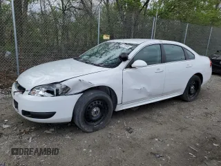 2014 Chevrolet Impala Police Police z VIN 2G1WD5E30E1185993, wystawiony jako Copart lot #52155985 z przebiegiem 96 754 mil mil oraz Szkody całkowita. Historia ofert i sprzedaży dostępna na DreamBid. Obrazek 1.