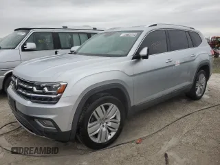 2018 Volkswagen Atlas SEL Premium z VIN 1V2NR2CA9JC572372, wystawiony jako Copart lot #58873865 z przebiegiem 77 006 mil mil oraz Nie do naprawy • Non repairable. Historia ofert i sprzedaży dostępna na DreamBid. Obrazek 1.