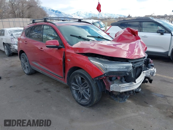 2020 Acura RDX w/A-Spec Pkg with VIN 5J8TC2H66LL028429, listed as a IAAI auction lot 41544878 with 41,504 mi miles. Bid and sale history available at carsss.com. Image 1.