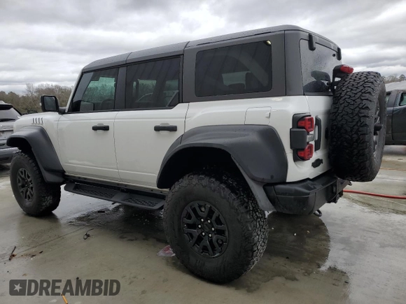 2023 Ford Bronco Raptor with VIN 1FMEE5JRXPLB90380, listed as a Copart auction lot 45163975 with 9,378 mi miles and Salvage Title. Bid and sale history available at DreamBid. Image 2.