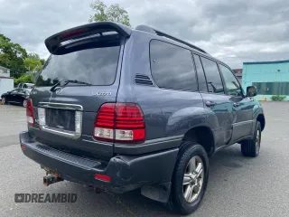 2007 Lexus LX 470 z VIN JTJHT00W674021577, wystawiony jako Copart lot #59510665 z przebiegiem 270 615 mil mil oraz Czysty tytuł • Clean title. Historia ofert i sprzedaży dostępna na DreamBid. Obrazek 4.