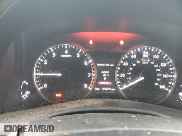 2014 Lexus GS 350 with VIN JTHCE1BL6E5025313, listed as a Copart auction lot 46050295 with 169,269 mi miles and Salvage title. Bid and sale history available at DreamBid. Image 9.