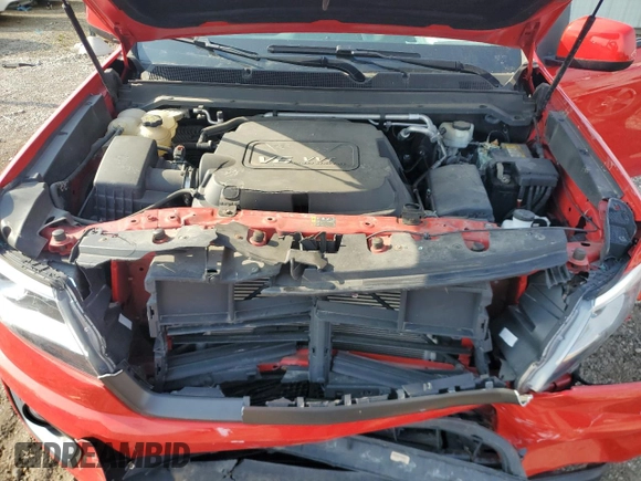 2015 Chevrolet Colorado 2WD Z71 with VIN 1GCGSCE36F1250200, listed as a Copart auction lot 53397035 with 36,256 mi miles and Salvage title. Bid and sale history available at DreamBid. Image 11.