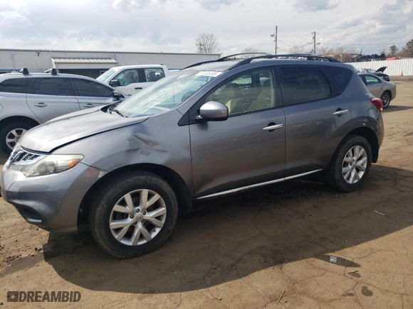 2013 Nissan Murano SL with VIN JN8AZ1MW8DW307521, listed as a Copart auction lot 53335435 with 178,757 mi miles and Clean Title. Bid and sale history available at carsss.com. Image 1.