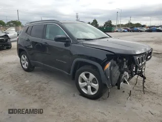 2019 Jeep Compass Latitude with VIN 3C4NJCBB7KT851656, listed as a Copart auction lot 88621445 with Not Provided miles and Salvage Title. Bid and sale history available at DreamBid. Image 4.