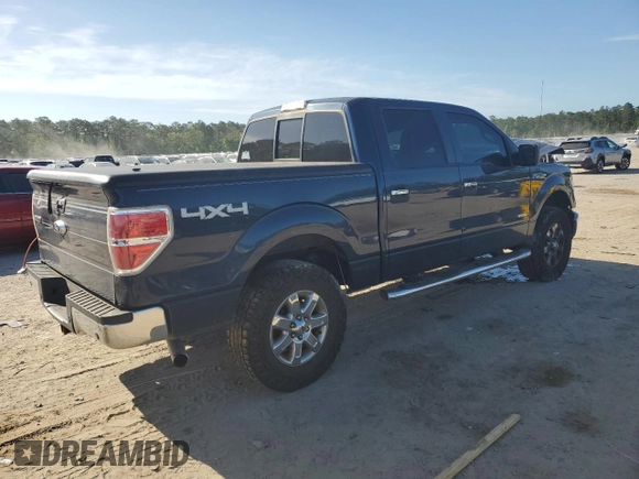 2014 Ford F-150 XL with VIN 1FTFW1ETXEKD01260, listed as a Copart auction lot 55203685 with 153,410 mi miles and Salvage title. Bid and sale history available at DreamBid. Image 3.
