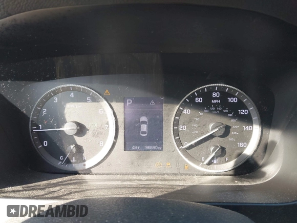 2015 Hyundai Sonata Limited with VIN 5NPE34AFXFH103882, listed as a IAAI auction lot 41946341 with 96,690 mi miles and . Bid and sale history available at carsss.com. Image 7.