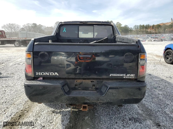 2008 Honda Ridgeline RTX with VIN 2HJYK16338H538912, listed as a Copart auction lot 45491675 with 201,270 mi miles and Clean Title. Bid and sale history available at carsss.com. Image 6.