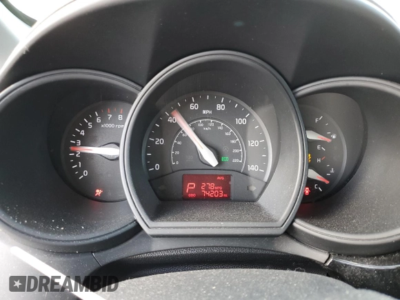 2017 Kia Rio LX with VIN KNADM4A31H6061465, listed as a Copart auction lot 78959574 with 74,203 mi miles and Clean Title. Bid and sale history available at carsss.com. Image 9.