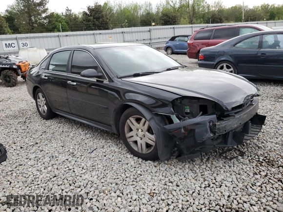 2012 Chevrolet Impala LT Fleet with VIN 2G1WG5E39C1331456, listed as a Copart auction lot 51769145 with 180,493 mi miles and Salvage Title. Bid and sale history available at DreamBid. Image 4.