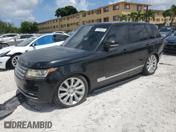 2013 Land Rover Range Rover SC with VIN SALGS2EF7DA119948, listed as a Copart auction lot 61045215 with 120,714 mi miles and Clean title. Bid and sale history available at DreamBid. Image 1.